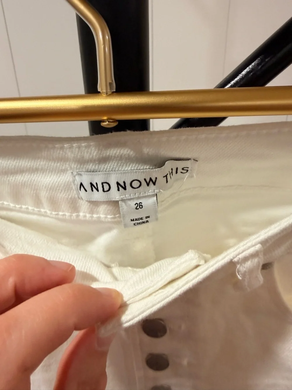 And Now This White High-Rise Skinny Jeans - Picture 2 of 3